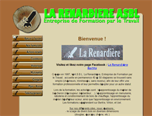 Tablet Screenshot of larenardiere.be